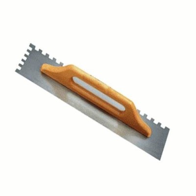 Steel Toothed trowel 2 hands 480x120- 10x10