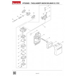 Dolmar Spare Parts for Petrol Hedge Trimmer HT2256D