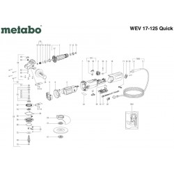 Metabo Spares for Angle Grinder WEV 17-125 Quick 00516001