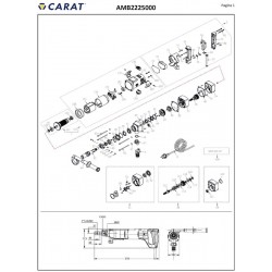 Carat Spare Parts for A-2225 DIAMOND DRILL MACHINE