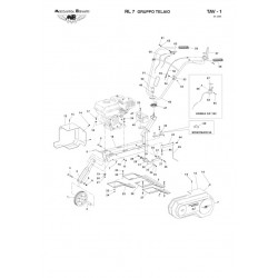 Ricambi Meccanica Benassi per Motozappatrice RL 7 03-05 IT