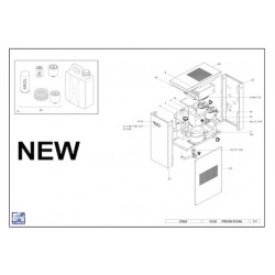 FIAC Parts for Silent Rotary Screw Compressor CRs 15-20
