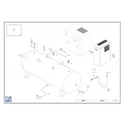 FIAC Parts for Silent Rotary Screw Compressor CRs 15-20