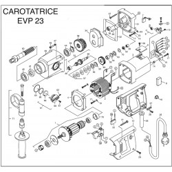 Ricambi Rurmec per Carotatrice EVP23