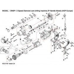 Ricambi per Carotatrice AGP Europe DM5P
