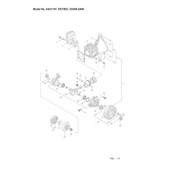 Makita Spare Parts for Chainsaw EA3110T