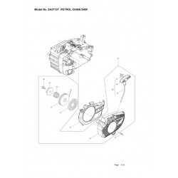 Makita Spare Parts for Chainsaw EA3110T