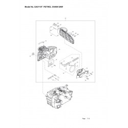 Makita Spare Parts for Chainsaw EA3110T