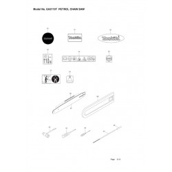 Makita Spare Parts for Chainsaw EA3110T