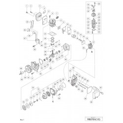 Hitachi Spare Parts for Petrol Blower RB 27EA