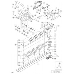 Hitachi Spare Parts for Petrol Hedge Trimmer CH 24ECP