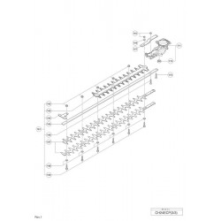 Hitachi Spare Parts for Petrol Hedge Trimmer CH 24ECP