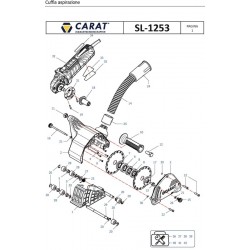 Carat Spare Parts for Wall Chaser Machine SL-1253