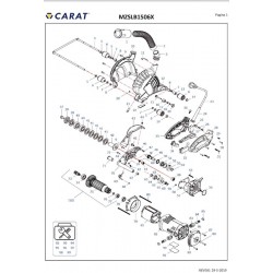 Carat Spare Parts for Wall Chaser Machine SL-1506X