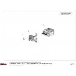 Lavor Original Parts for Pressure Cleaner ONTARIO 1211LP
