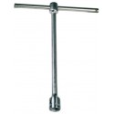 Socket wrenches with handle "T" 17 mm