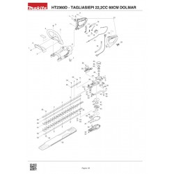 Ricambi Dolmar per Tagliasiepi HT2360D
