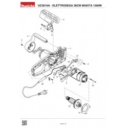 Ricambi Makita per Elettrosega UC3010A