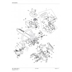Castelgarden Spare Parts for Chaisaw XC 3700
