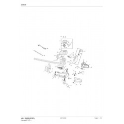 Mountfield Parts for Petrol Hedge Trimmer MHJ 2424
