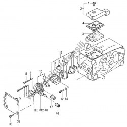 Tanaka Spare Parts for Chainsaw ECS 3500 B-C-D