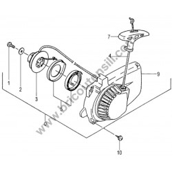 Tanaka Spare Parts for Chainsaw ECS 3500 B-C-D