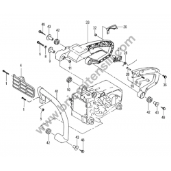 Tanaka Spare Parts for Chainsaw ECS 3500 B-C-D