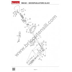 Makita Spare Parts for Brusch Cutter RBC261