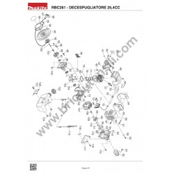 Ricambi Makita per Decespugliatore RBC261