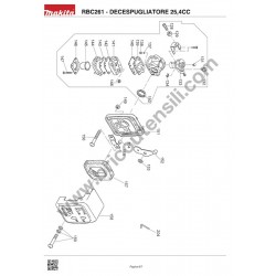 Makita Spare Parts for Brusch Cutter RBC261