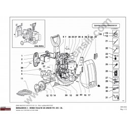 Lavor Parts for Pressure Cleaner MACH 20 80620010