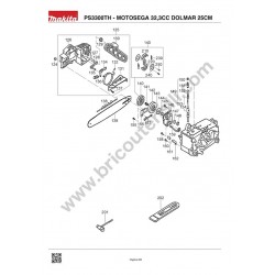 Dolmar Spare Parts for Petrol Chainsaw PS3300TH