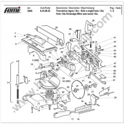 Femi Spare Parts for Mitre Saws 305S - 8438022