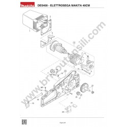 Makita Spare Parts for Electric Chainsaws DES400