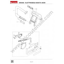 Makita Spare Parts for Electric Chainsaws DES400