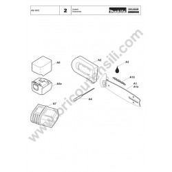 Dolmar Spare Parts for 18V Battery Chainsaw AS1812LGE