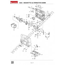 Ricambi Makita per Seghetto Alternativo 4324