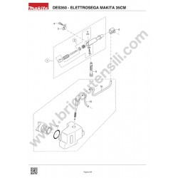 Makita Spare Parts for Electric Chainsaw DES350