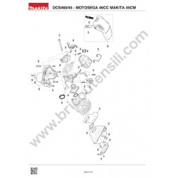 Ricambi Makita per Motosega DCS460/45