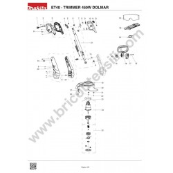 Ricambi Dolmar per Trimmer Elettrico ET40
