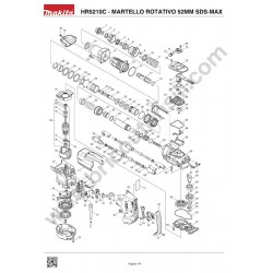 Ricambi Makita per Martello Rotativo SDS-MAX HR5210C