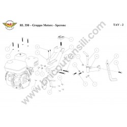 Meccanica Benassi Spare Parts for Motorhoe RL 350