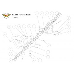 Meccanica Benassi Spare Parts for Motorhoe RL 350