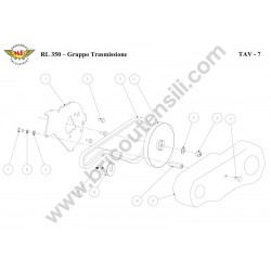Meccanica Benassi Spare Parts for Motorhoe RL 350