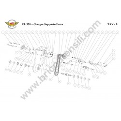 Ricambi Meccanica Benassi per Motozappatrice RL 350