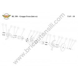 Meccanica Benassi Spare Parts for Motorhoe RL 350