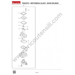 Dolmar Spare Parts for Chainsaw PS222TH