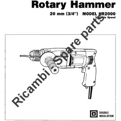 Ricambi Makita per Martello Tassellatore HR2000