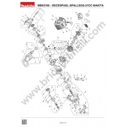 Ricambi Makita per Decespugliatore BBK5700