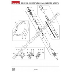 Ricambi Makita per Decespugliatore BBK5700